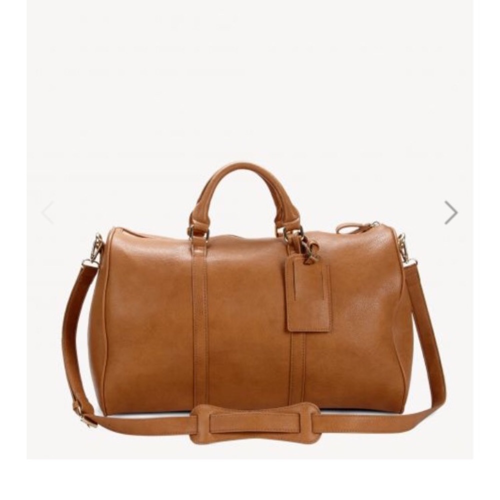Vegan leather weekend bag